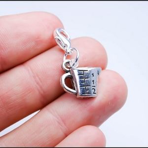 Clip On measure cup charms planner charms clipon planner charm bracelet necklace
